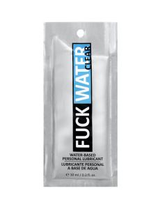 Fuck Water Clear .3oz Water Based Lubricant Pillow Pack